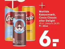 SPAR Matilde Kakaomælk, Cocio Classic eller Delight, DKK 6 tilbud
