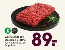 SPAR Gestus Hakket Oksekød 7-10 %, DKK 89 tilbud
