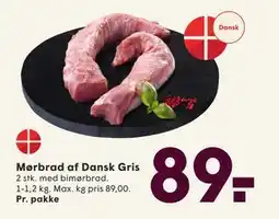 SPAR Mørbrad af Dansk Gris, DKK 89 tilbud