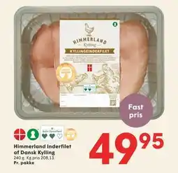 SPAR Himmerland Inderfilet af Dansk Kylling, DKK 49.95 tilbud