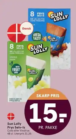 SPAR Sun Lolly Frys Selv-Is, DKK 15 tilbud