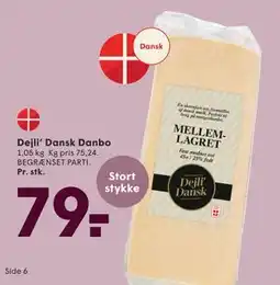 SPAR Dejli’ Dansk Danbo, DKK 79 tilbud