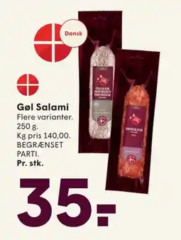 SPAR Gøl Salami, DKK 35 tilbud