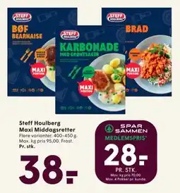 SPAR Steff Houlberg Maxi Middagsretter, DKK 38, App-pris tilbud