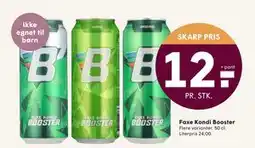 SPAR Faxe Kondi Booster, DKK 12 tilbud