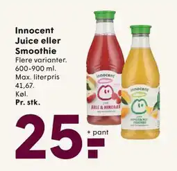 SPAR Innocent Juice eller Smoothie, DKK 25 tilbud