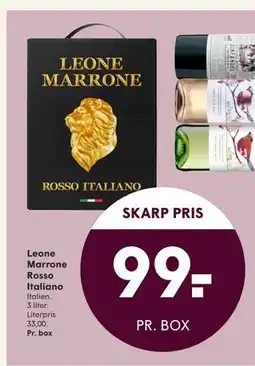 SPAR Leone Marrone Rosso Italiano, DKK 99 tilbud