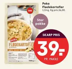 SPAR Peka Flødekartofler, DKK 39 tilbud