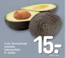 REMA 1000 2 stk. formodnede avocado Udenlandske Pr. bakke, DKK 15 tilbud