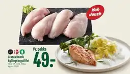 Min Købmand Gestus Dansk Kyllingebrystfilet, DKK 49 tilbud