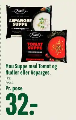 Min Købmand Mou Suppe med Tomat og Nudler eller Asparges., DKK 32 tilbud