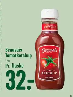 Min Købmand Beauvais Tomatketchup, DKK 32 tilbud