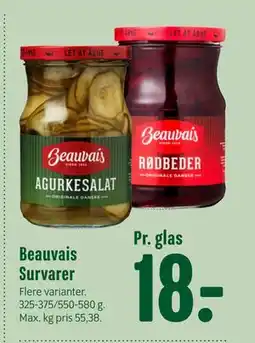 Min Købmand Beauvais Survarer, DKK 18 tilbud