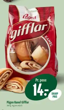 Min Købmand Pågen Kanel Gifflar, DKK 14 tilbud
