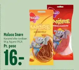 Min Købmand Malaco Snøre, DKK 16 tilbud