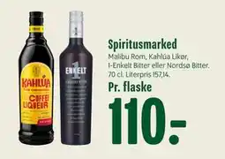Min Købmand Spiritusmarked, DKK 110 tilbud