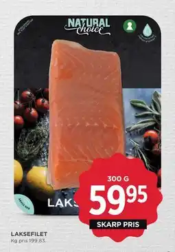 MENY LAKSEFILET, DKK 59.95 tilbud