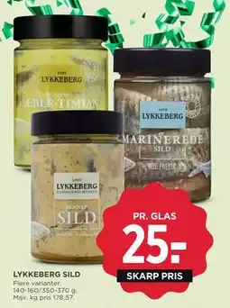 MENY LYKKEBERG SILD, DKK 25 tilbud