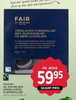 MENY FAIR BY SV. MICHELSEN HÅNDLAVEDE FLØDEBOLLER, DKK 59.95 tilbud