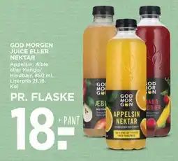 MENY GOD MORGEN JUICE ELLER NEKTAR, DKK 18 tilbud