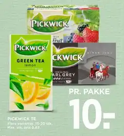 MENY PICKWICK TE, DKK 10 tilbud