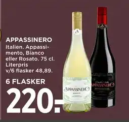 MENY APPASSINERO, DKK 220 tilbud