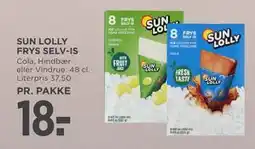 MENY SUN LOLLY FRYS SELV-IS, DKK 18 tilbud
