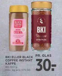 MENY BKI ELLER BLACK COFFEE INSTANT KAFFE, DKK 30 tilbud