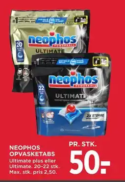 MENY NEOPHOS OPVASKETABS, DKK 50 tilbud