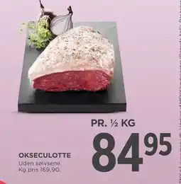 MENY OKSECULOTTE, DKK 84.95 tilbud