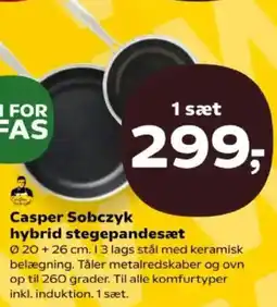 Kvickly Casper Sobczyk hybrid stegepandesæt tilbud
