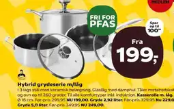 Kvickly Hybrid grydeserie m/låg tilbud