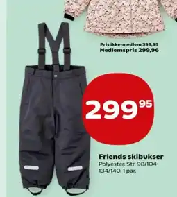 Kvickly Friends skibukser tilbud