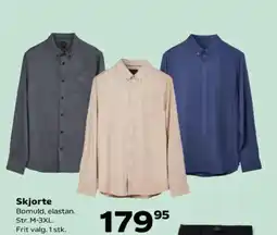 Kvickly Skjorte Bomuld, elastan. tilbud