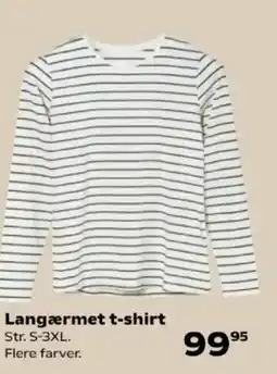 Kvickly Langærmet t-shirt tilbud