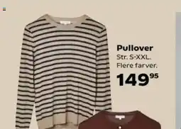 Kvickly Pullover Str. S-XXL. tilbud