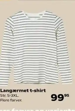 Kvickly Langærmet t-shirt tilbud
