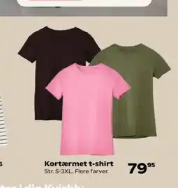 Kvickly Kortærmet t-shirt tilbud