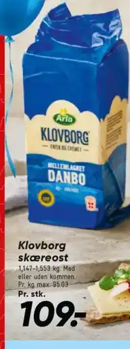 Bilka Klovborg skæreost tilbud