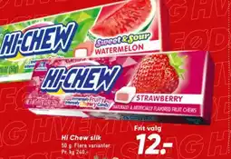 Bilka Hi Chew slik tilbud