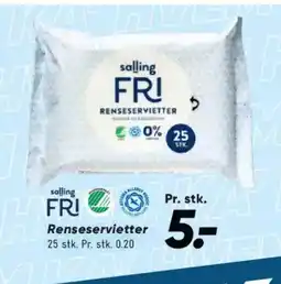 Bilka Salling Fri Renseservietter tilbud