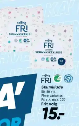 Bilka Salling Fri Skumklude tilbud
