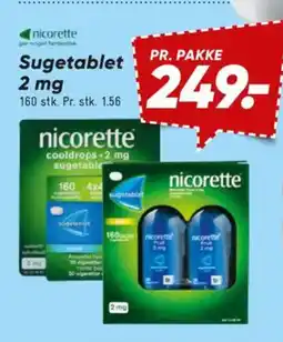 Bilka Nicorette Sugetablet tilbud