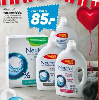 Bilka Neutral vaskemiddel tilbud