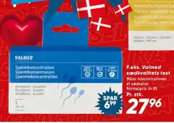 Bilka F.eks. Valmed sædkvalitets test tilbud