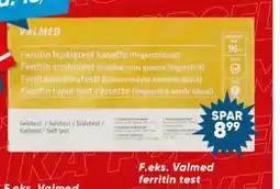 Bilka F.eks. Valmed ferritin test tilbud