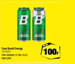 Calle Faxe Kondi Energy tilbud