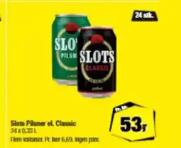 Calle Slots Pilsner el. Classic tilbud