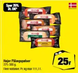 Calle Højer Pålægspelser tilbud