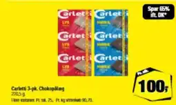 Calle Carletti 3-pk. Chokopålæg tilbud